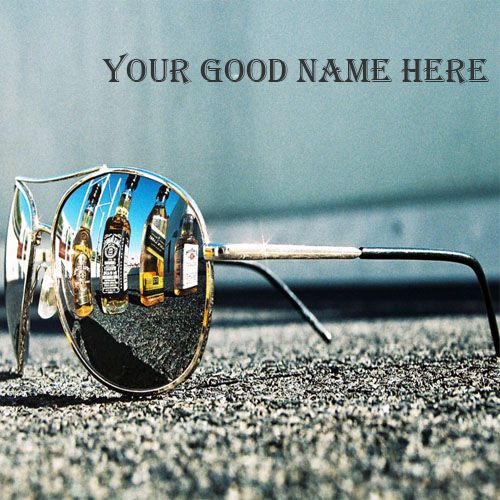 New Cool Stylish Sun Glasses DP Name Pictures - Cool Name Profile